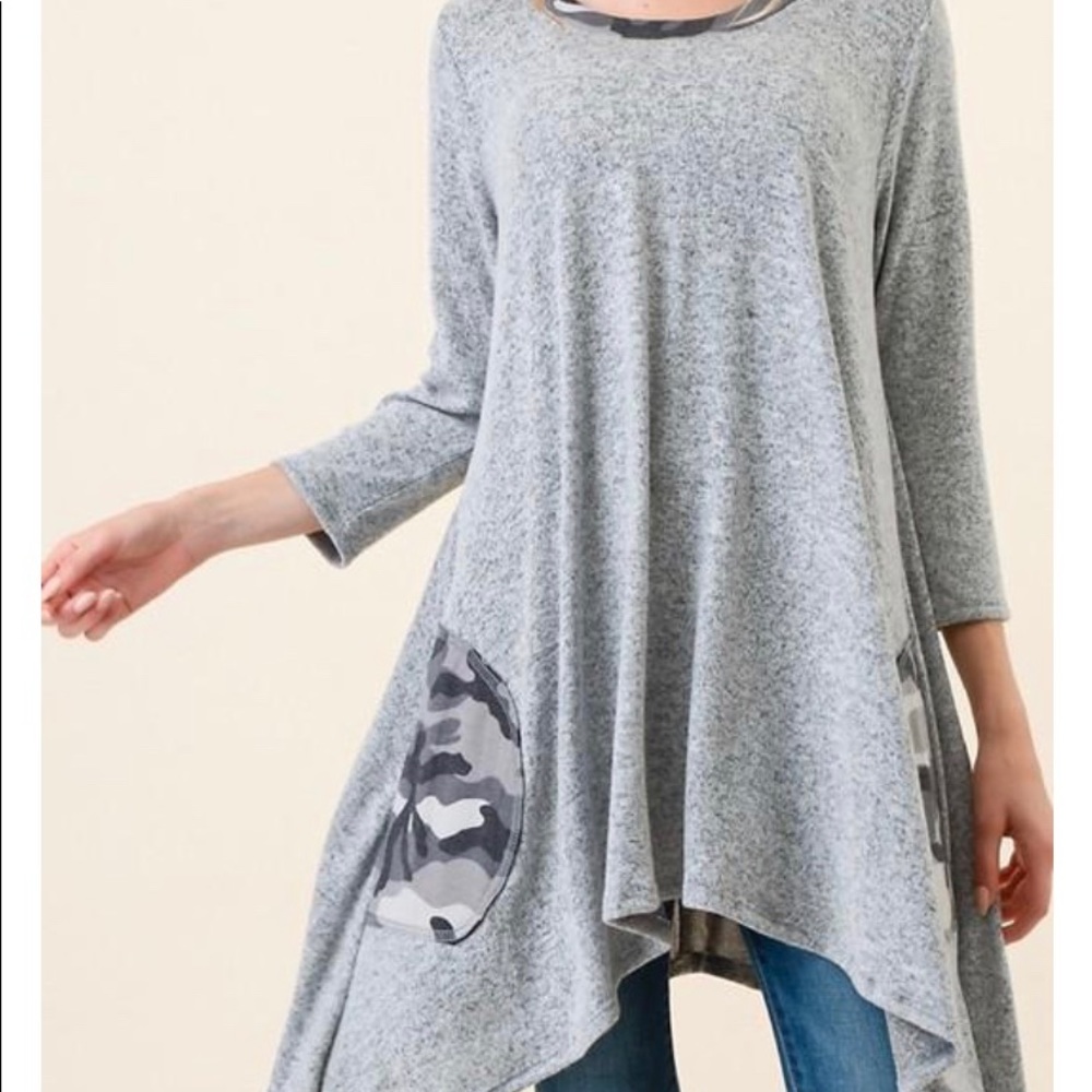 NWOT Long Sleeve Knit Shirt/Tunic